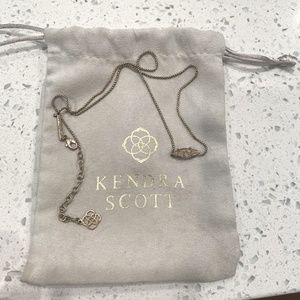 Kendra Scott Gold Drusy Pendant Necklace